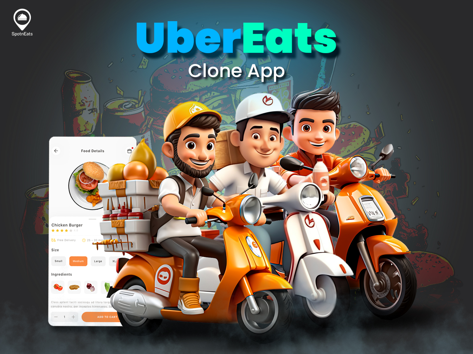 SpotnEats- UberEats Clone App Development Services